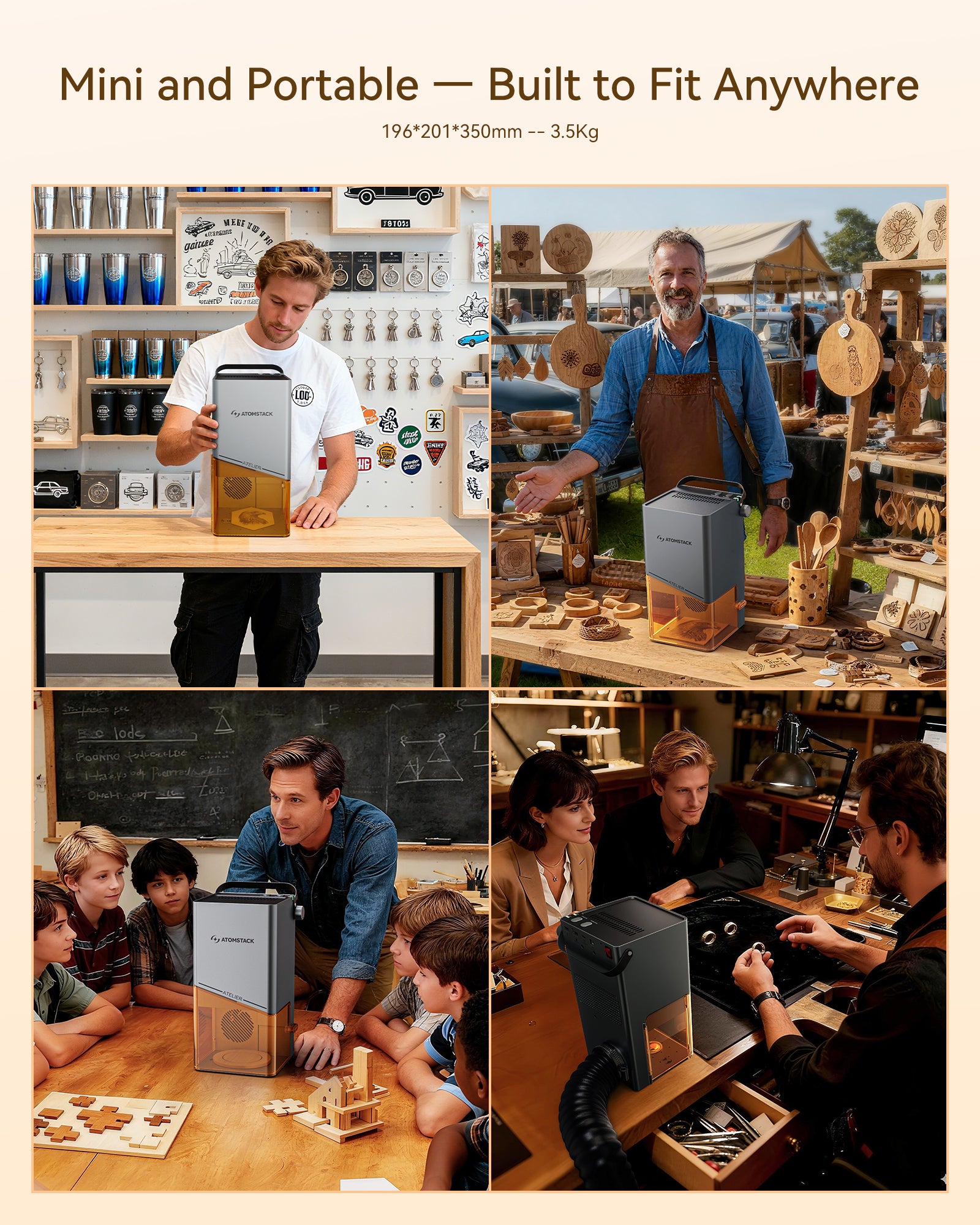 AtomStack Atelier Glavo Laser Engraver