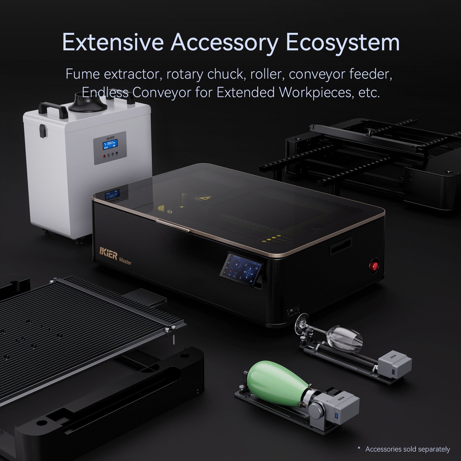 iKier Master 50W CO2 Laser Cutter