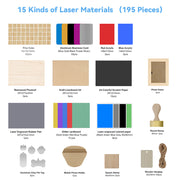 iKier Laser Material Package ( 195 PCS)
