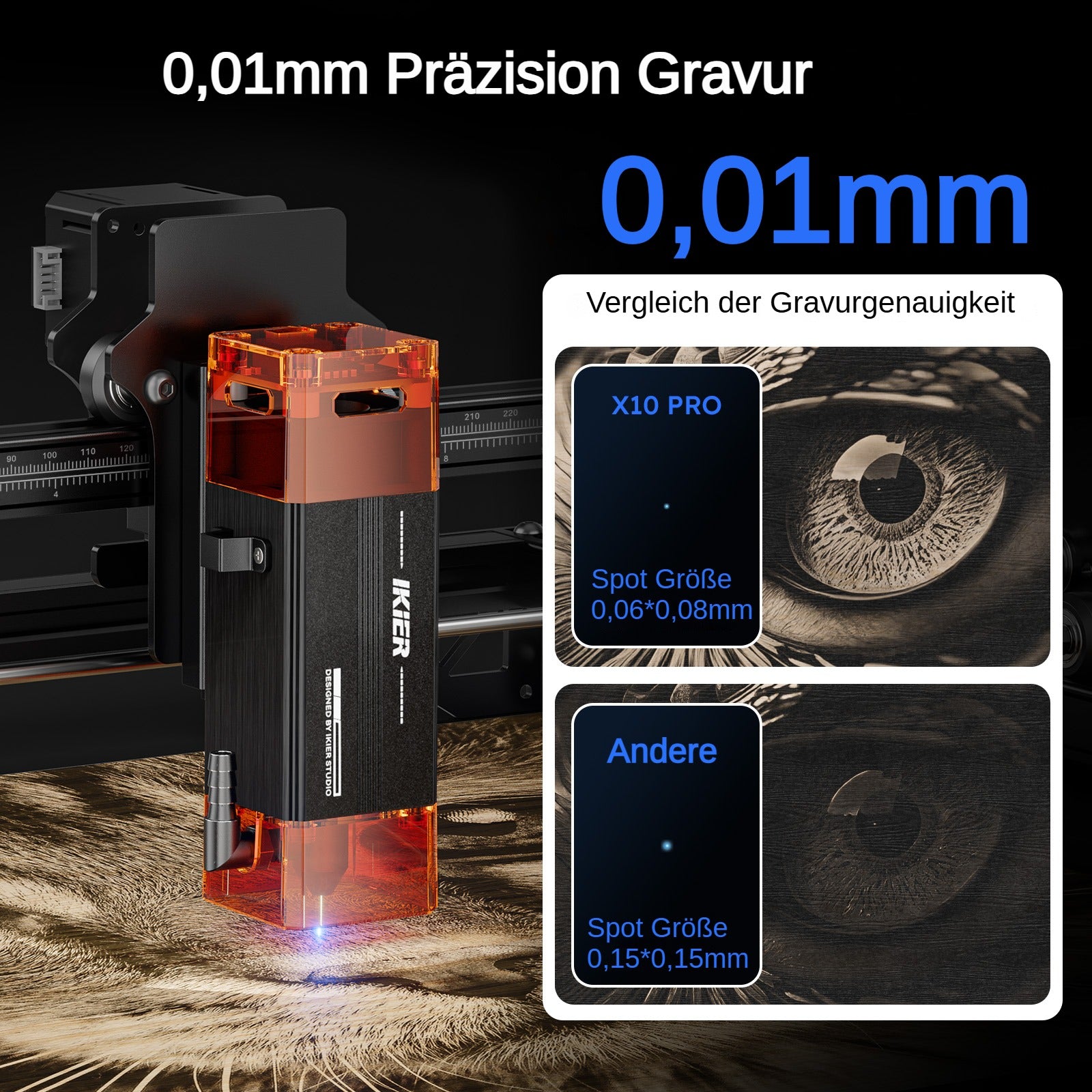 iKier X10 Pro Laser Engraver