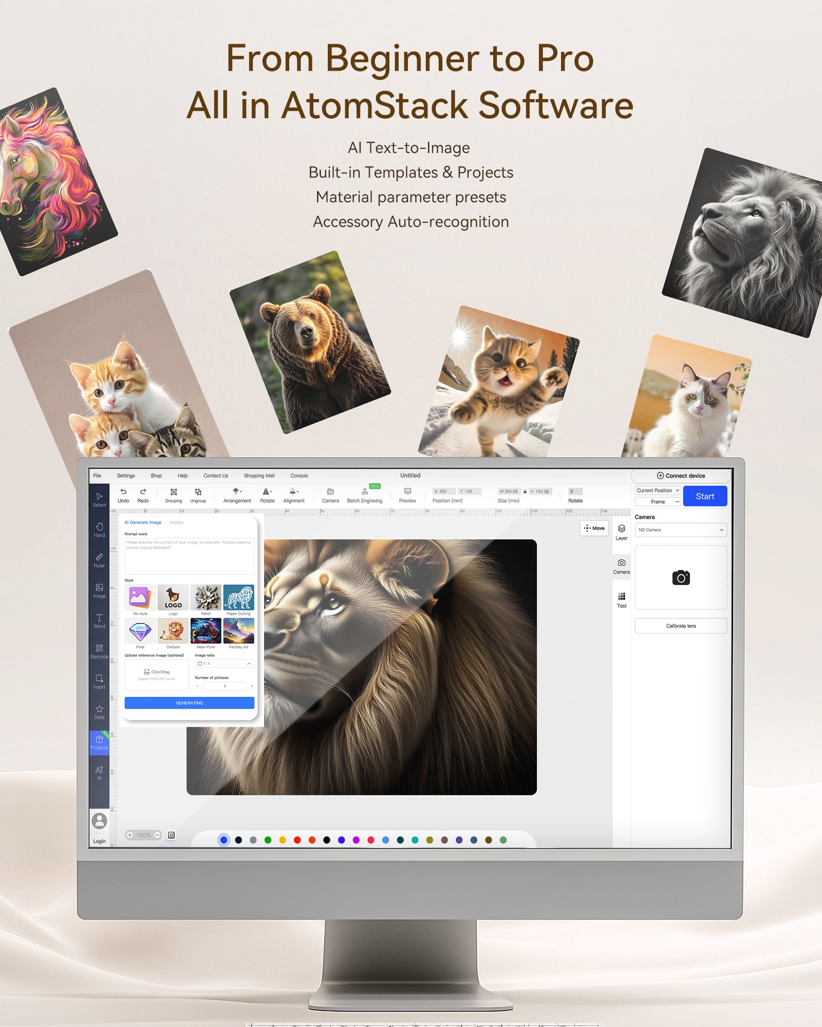 AtomStack Atelier Glavo Laser Engraver