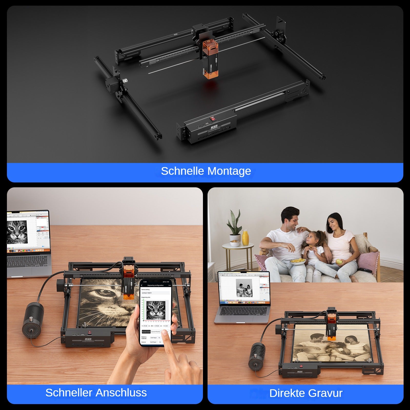 iKier X10 Pro Laser Engraver