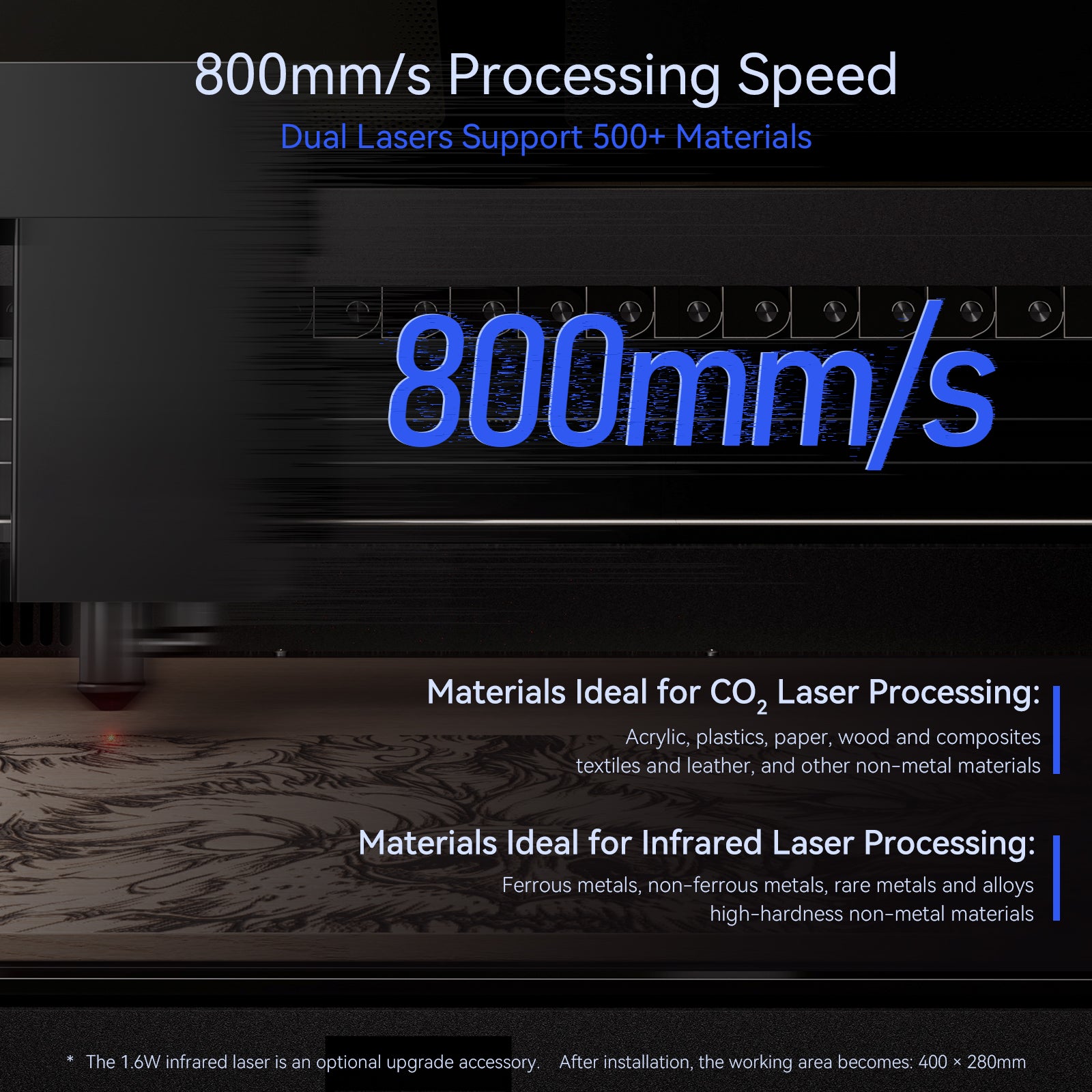 iKier Master 50W CO2 Laser Cutter