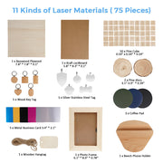 iKier Laser Material Package ( 73 PCS)
