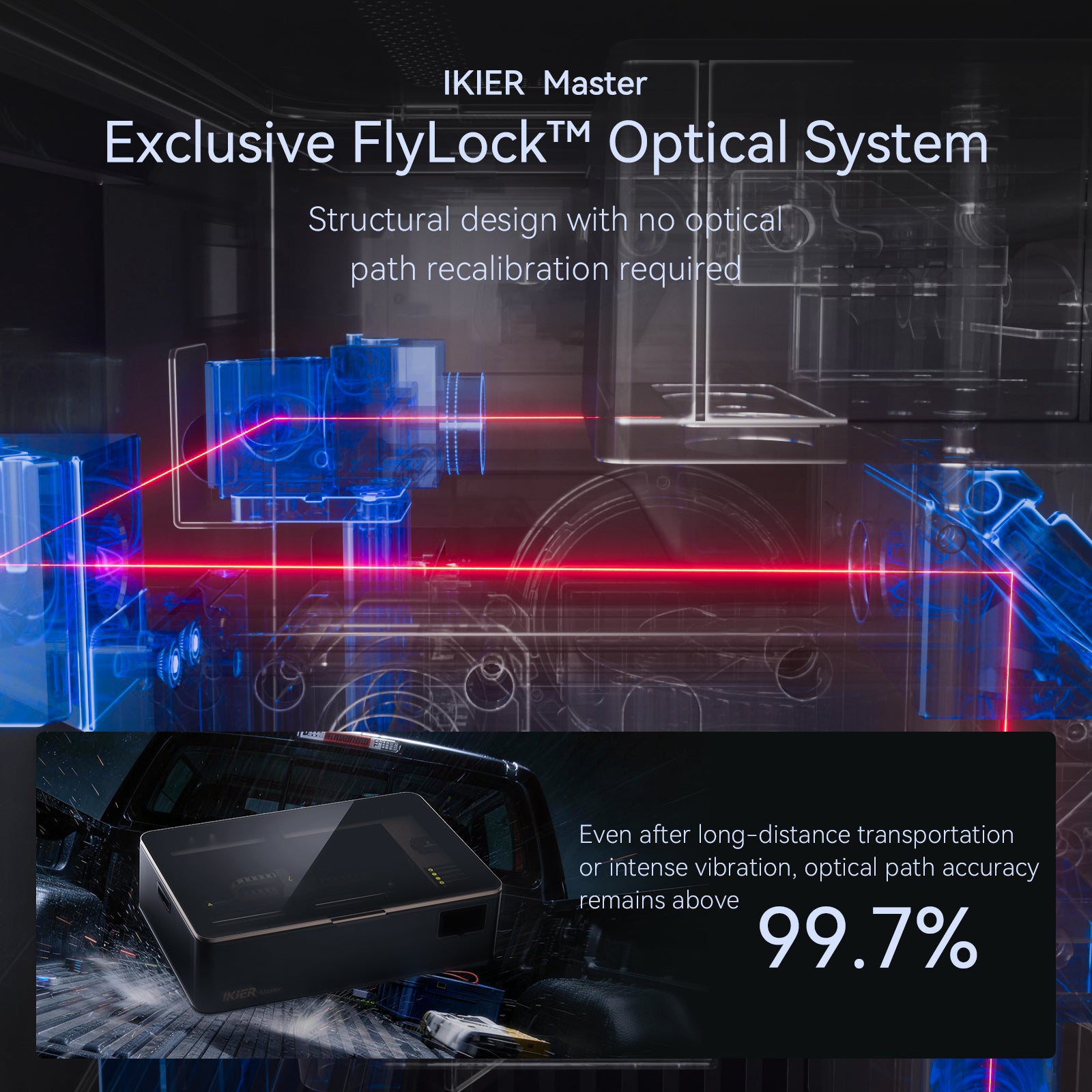 iKier Master 50W CO2 Laser Cutter
