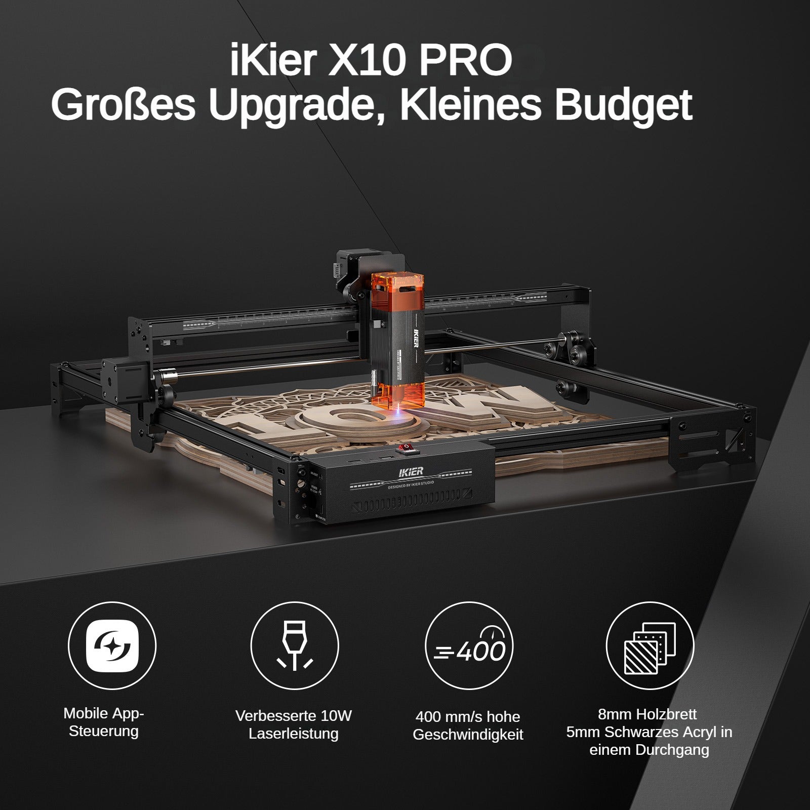 iKier X10 Pro Laser Engraver