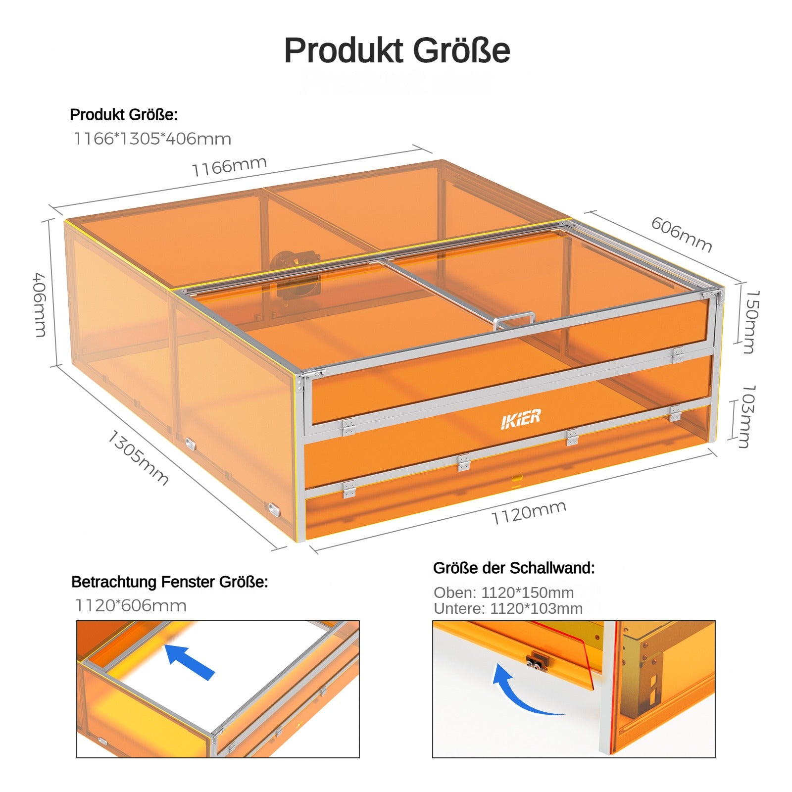 iKier E3 Enclosure  (For K40/K70 Max)