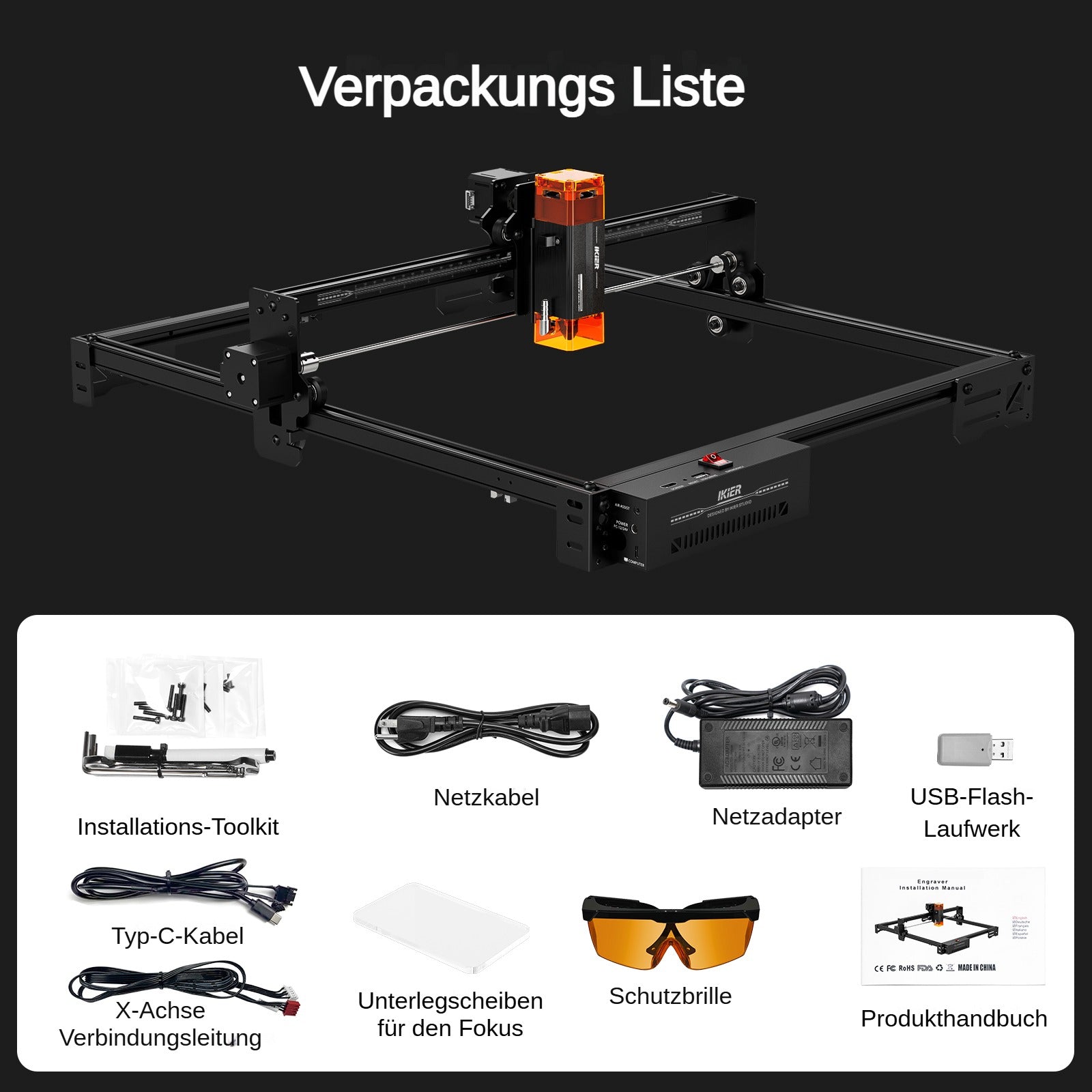 iKier X10 Pro Laser Engraver