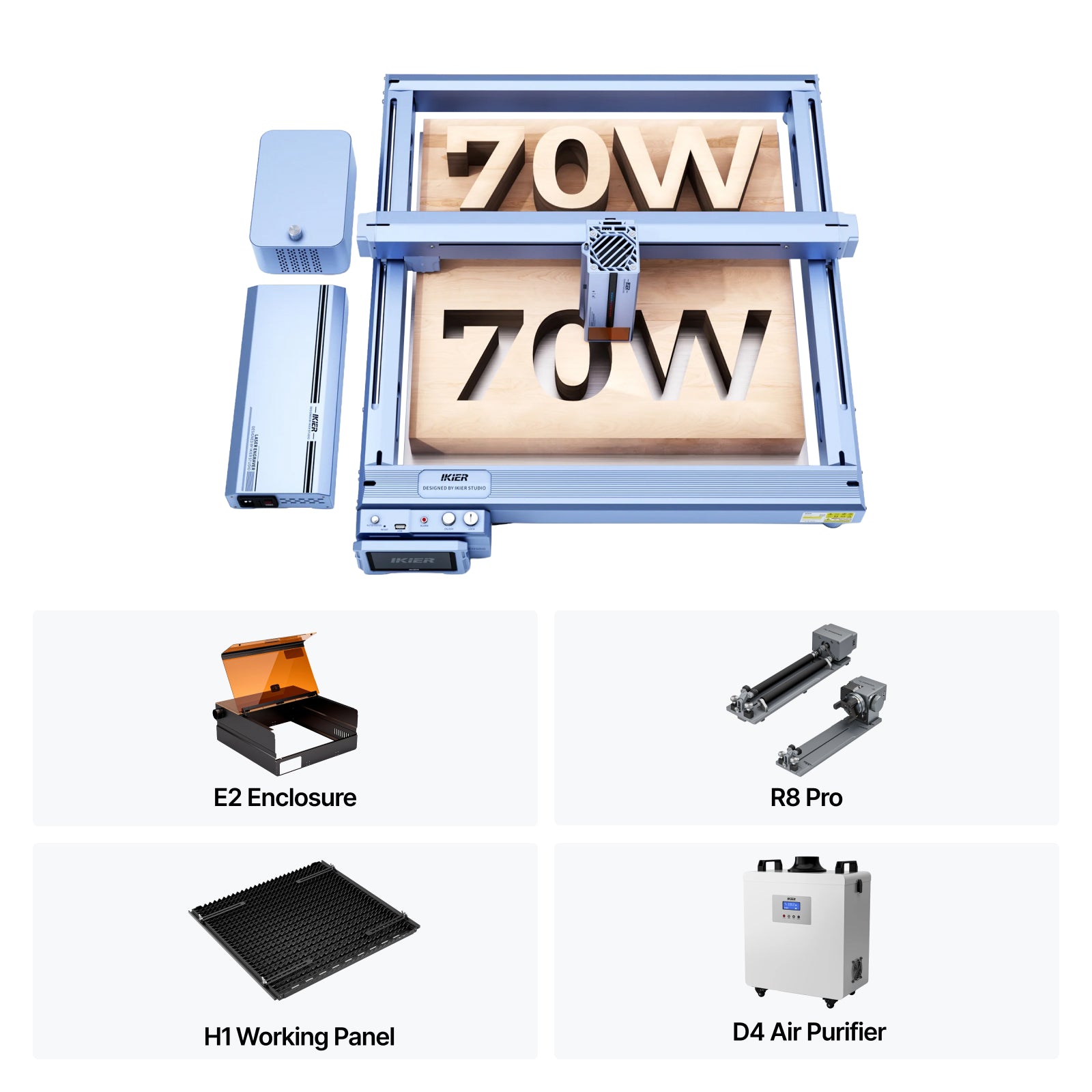 iKier K1 Pro Max 70W Laser Engraver