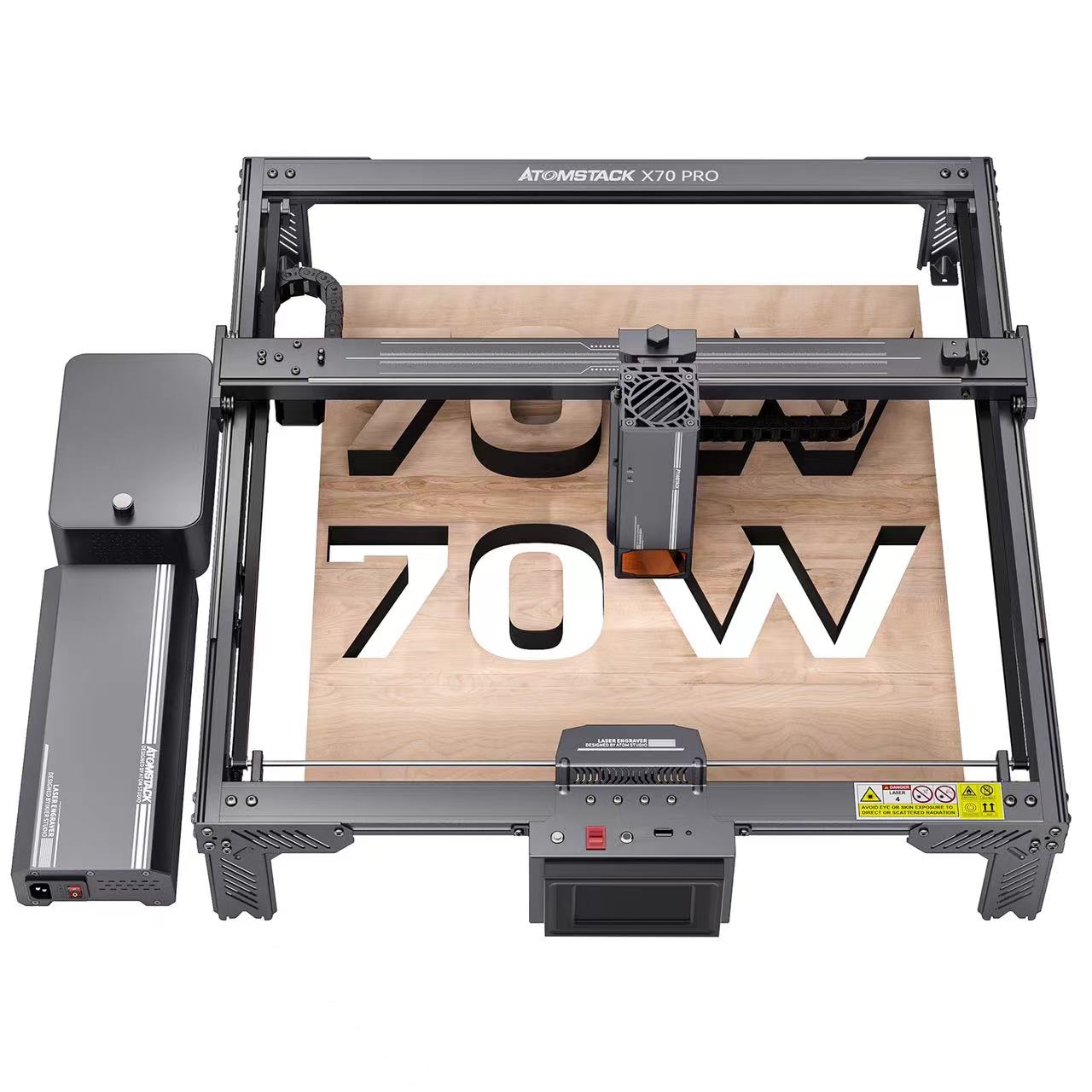 【Refurbished】Atomstack X70 PRO 360W Laser Engraver F60 Air Assist Kit 500*400MM Engraving Size（90% NEW）