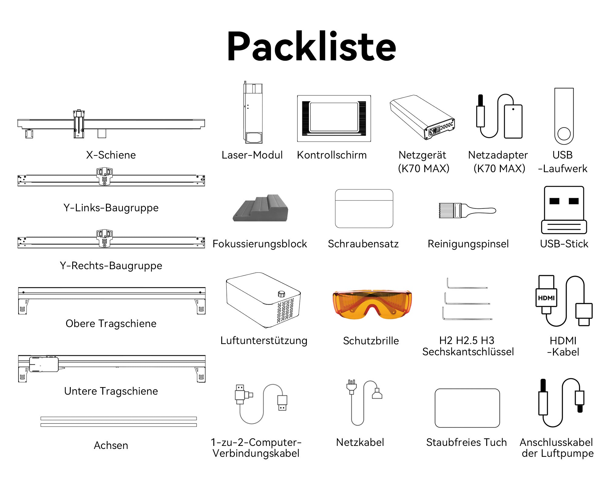 iKier K70 Max Laser Engraver