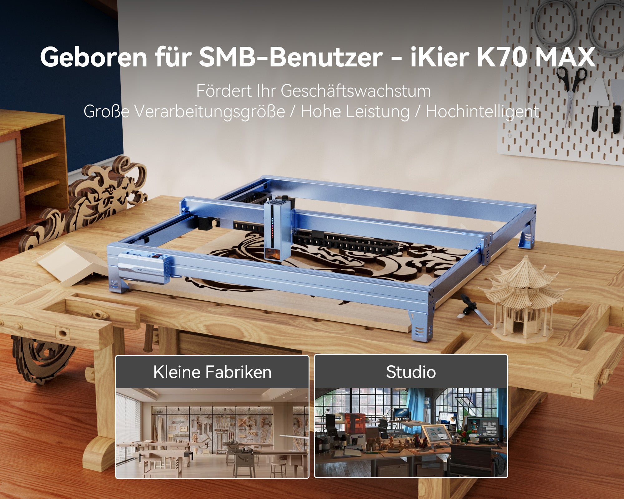 iKier K70 Max Laser Engraver