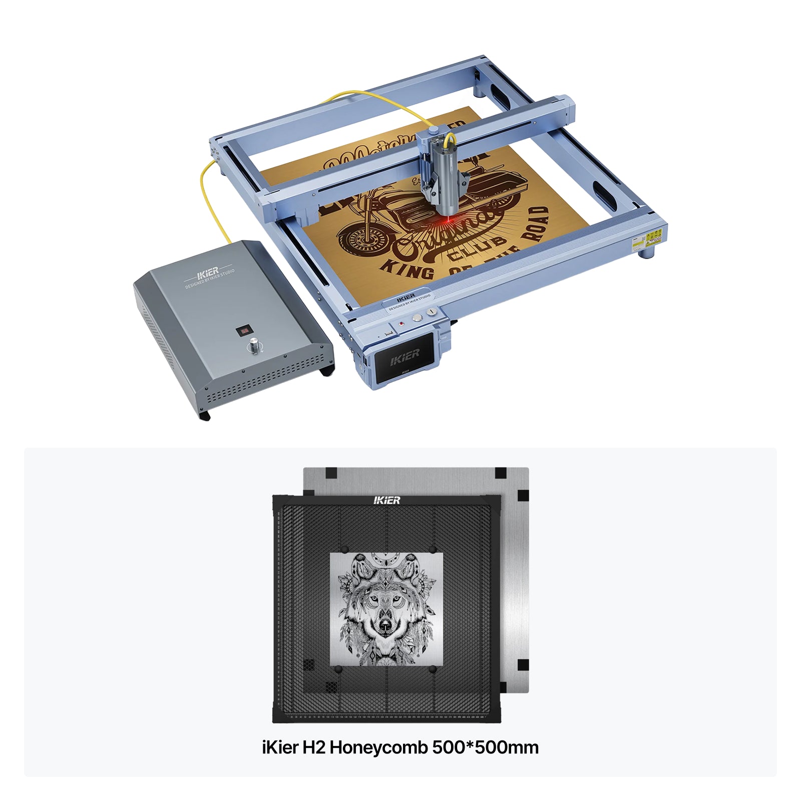 iKier K1 Pro 1064nm 20W Fiber Laser Engraver