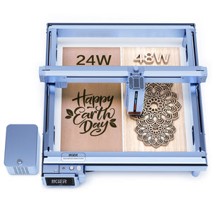 iKier K1 Pro Max: 48W/24W Power Switching Laser Engraving and Cutting Machine