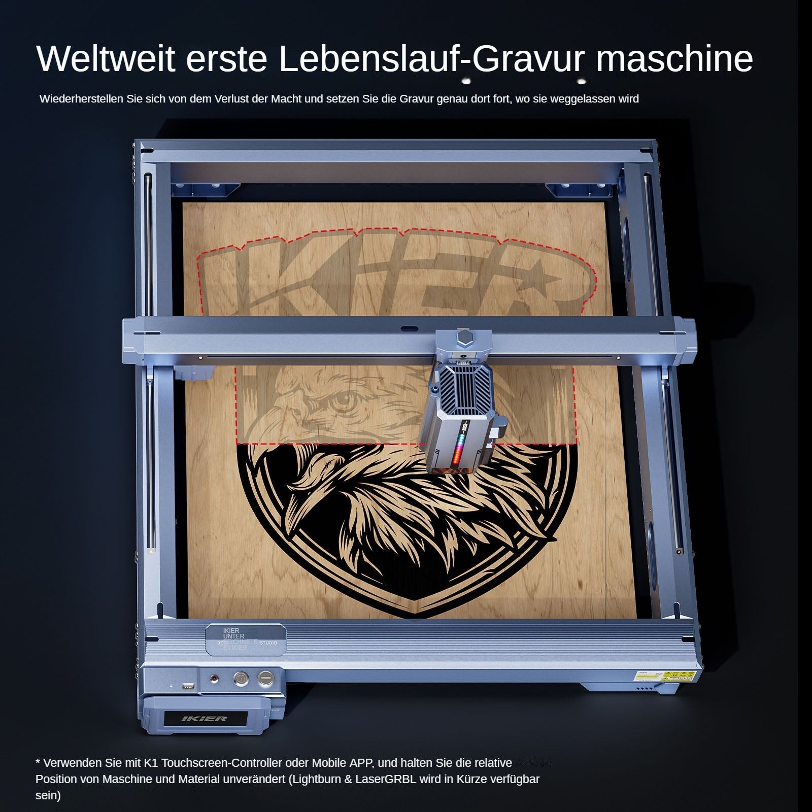 iKier K1 Ultra 36W Laser Engraver