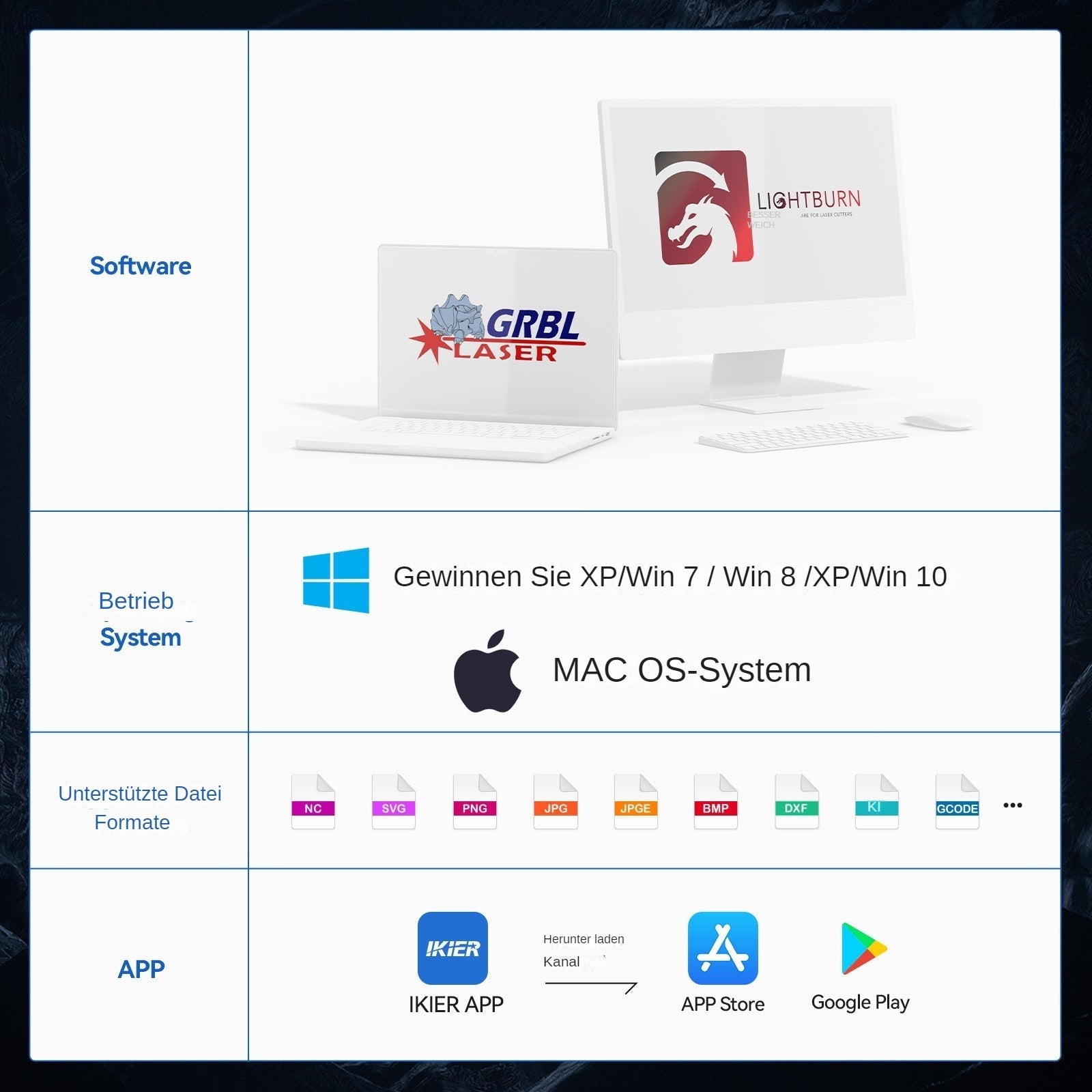 iKier K1 Pro 1064nm 20W Fiber Laser Engraver