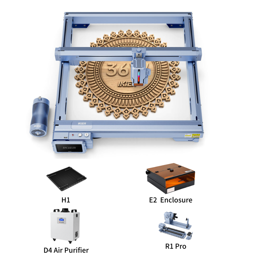 iKier K1 Ultra 36W Laser Engraver