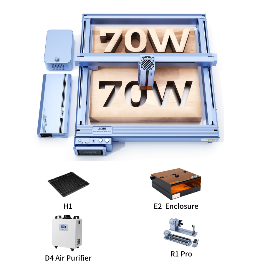 iKier K1 Pro Max 70W Laser Engraver