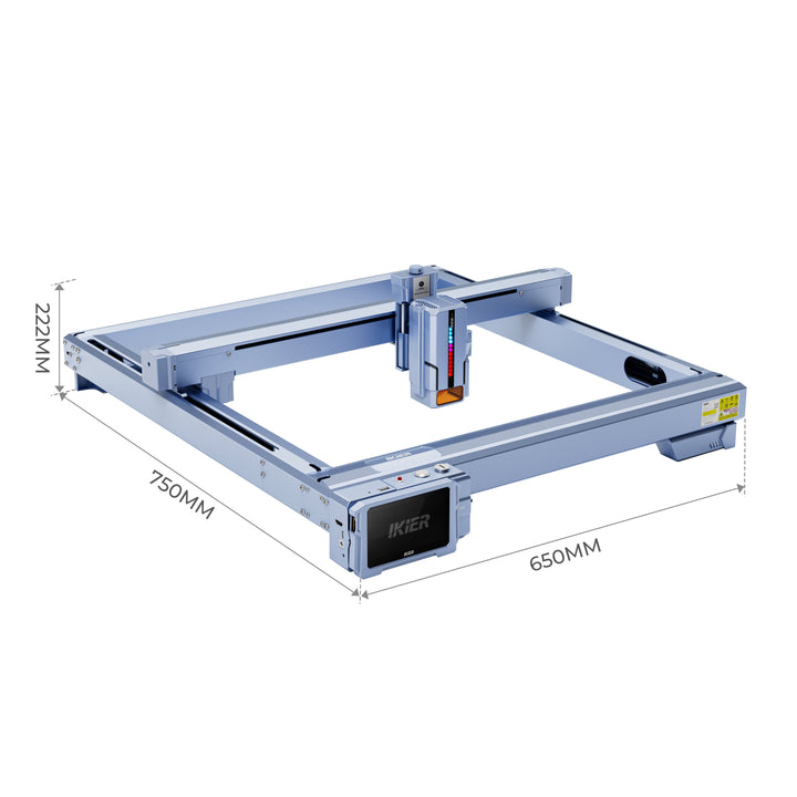 iKier K1: 12W Higher Accuracy Laser Engraving and Cutting Machine Size